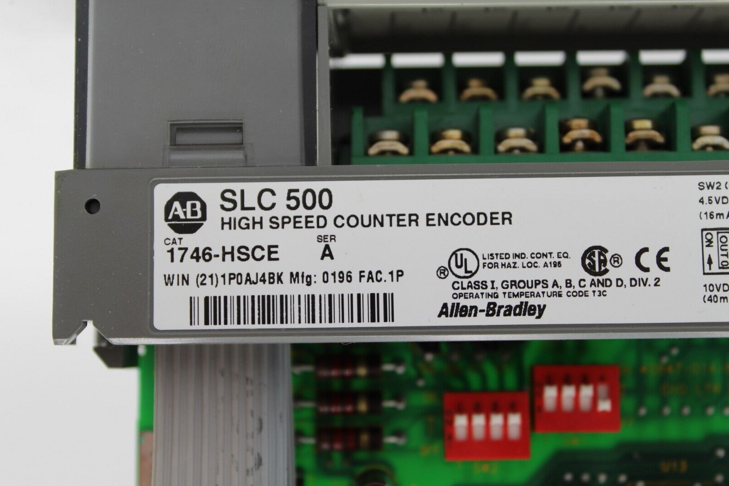 Allen-Bradley 1746-HSCE SLC 500 High Speed Counter Encoder