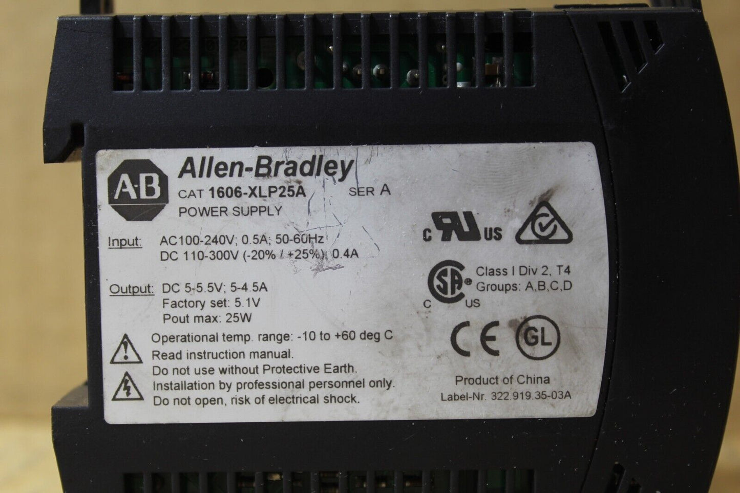 Allen-Bradley 1606-XLP25A Power Supply