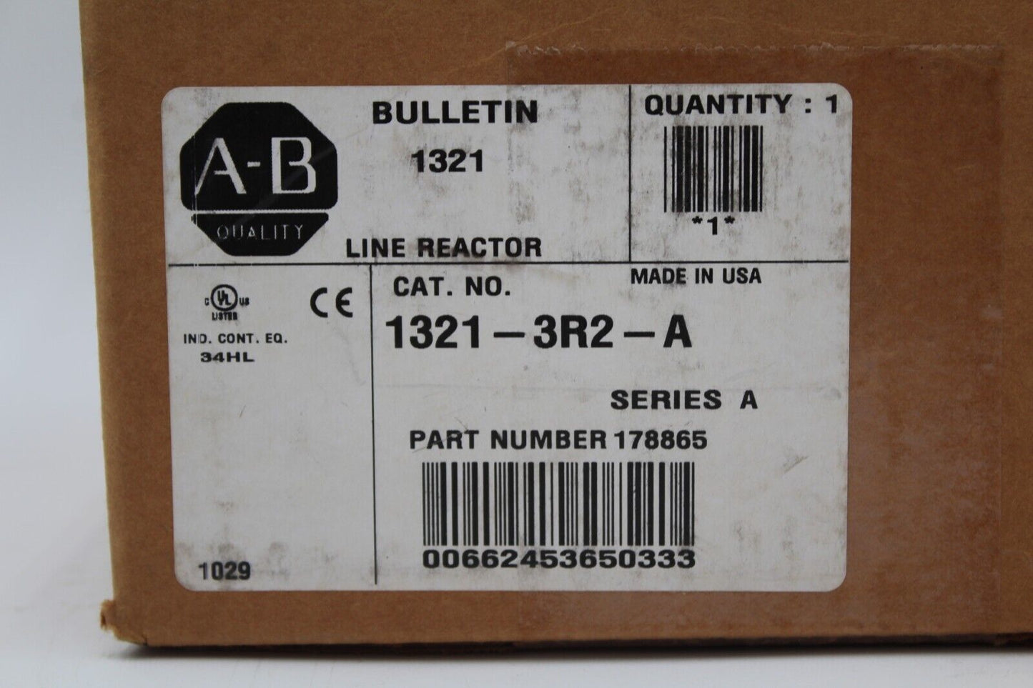 Allen-Bradley 1321-3R2-A Line Reactor