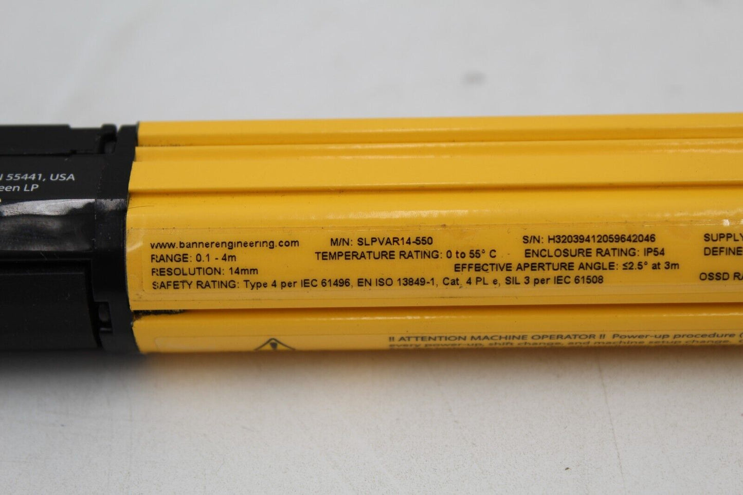 Banner SLPVAR14-550 EZ-Screen Low Profile Basic Receiver