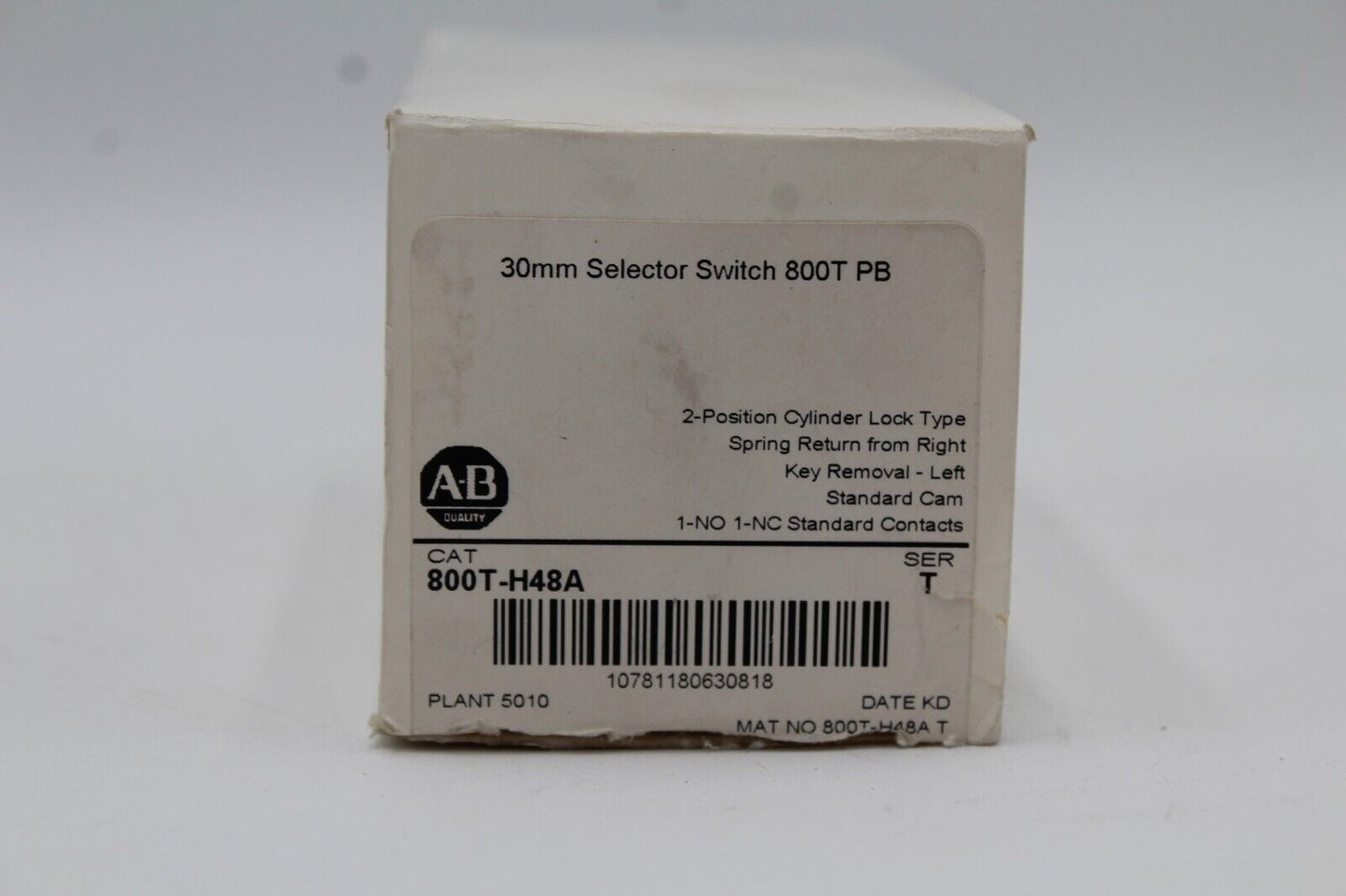 Allen-Bradley 800T-H48A 30mm Selector Switch