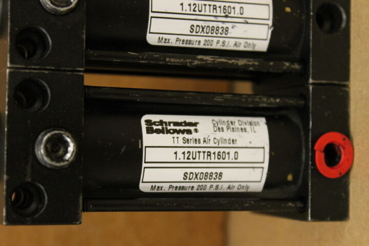 SCHRADER BELLOWS 1.12UTTR1601.0 (LOT OF 2) CYLINDERS