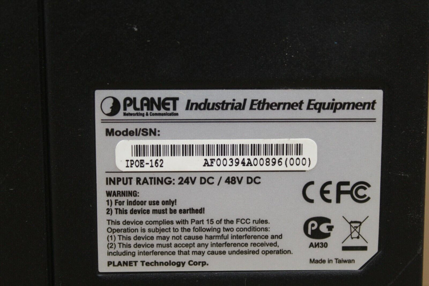 Planet IPOE-162 Industrial Ethernet