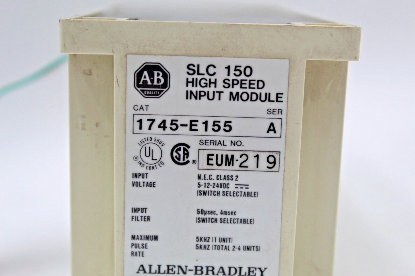 Allen-Bradley 1745-E155 High Speed Input Module
