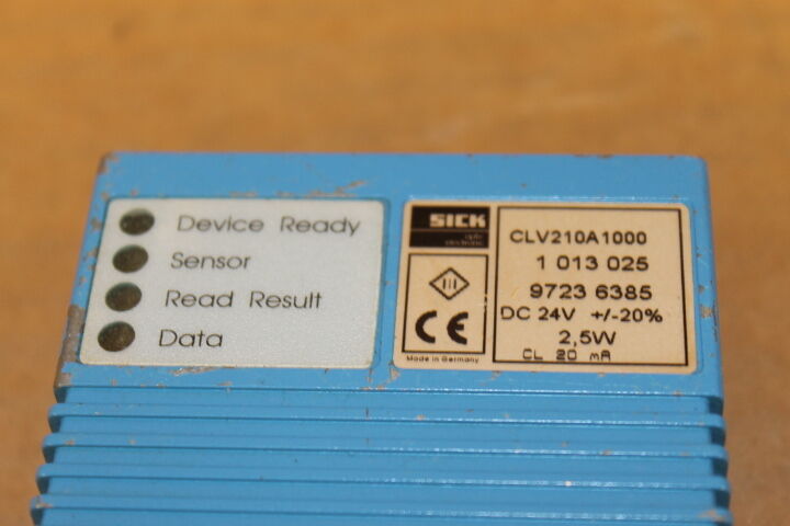 SICK CLV210A1000 BARCODE SCANNER