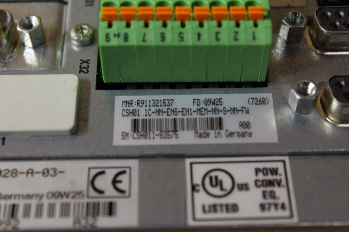 Rexroth HCS02.1E-W0028-A-03-NNNN w/ CSH01.1C-NN-ENS-EN1-MEM-NN-S-NN-FW Eco Drive