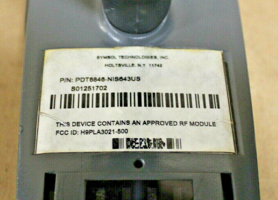 Symbol PTD6846-NIS643US Portable Data Terminal Scanner