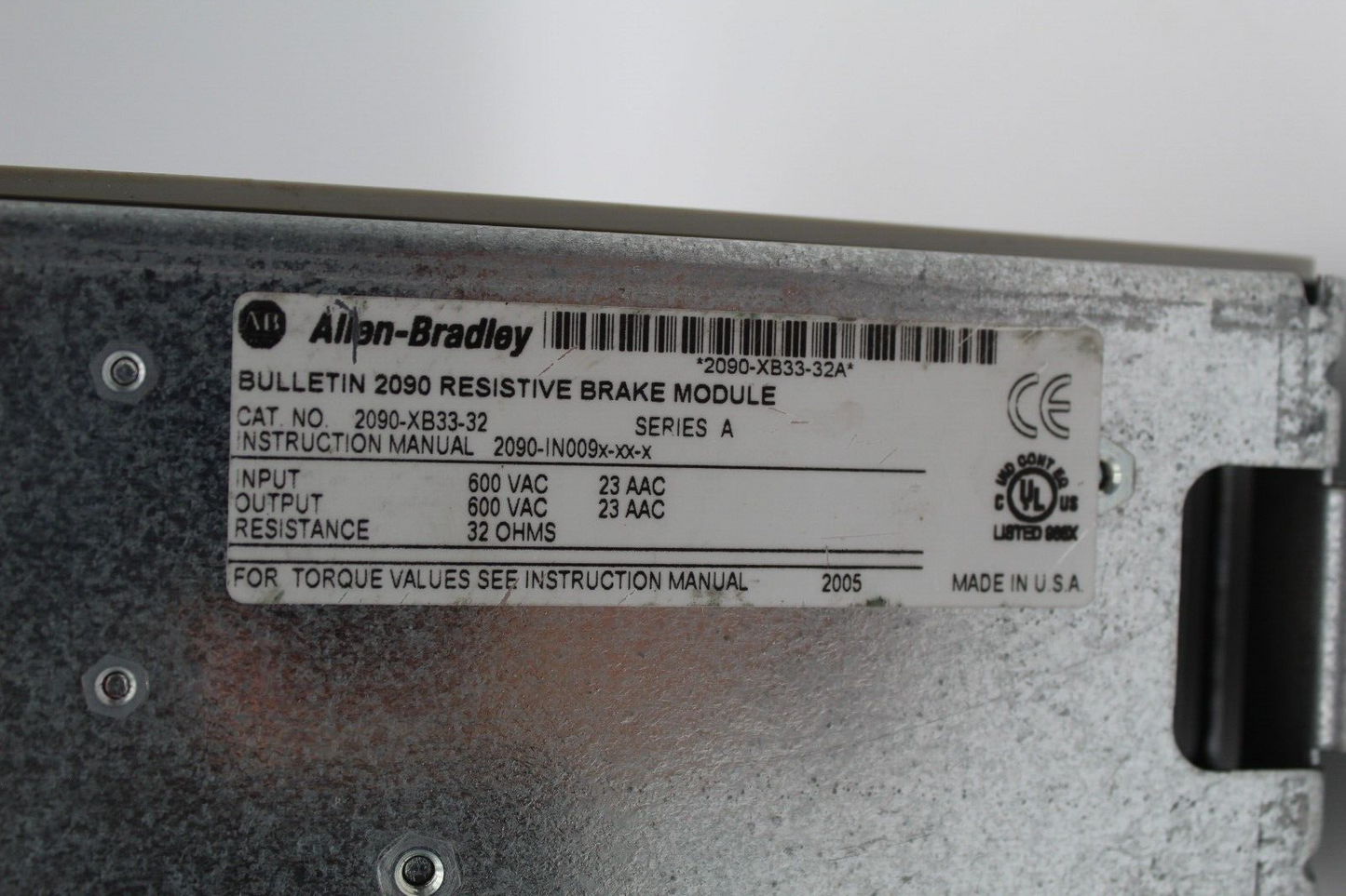 Allen Bradley 2090-XB33-32 Brake Module