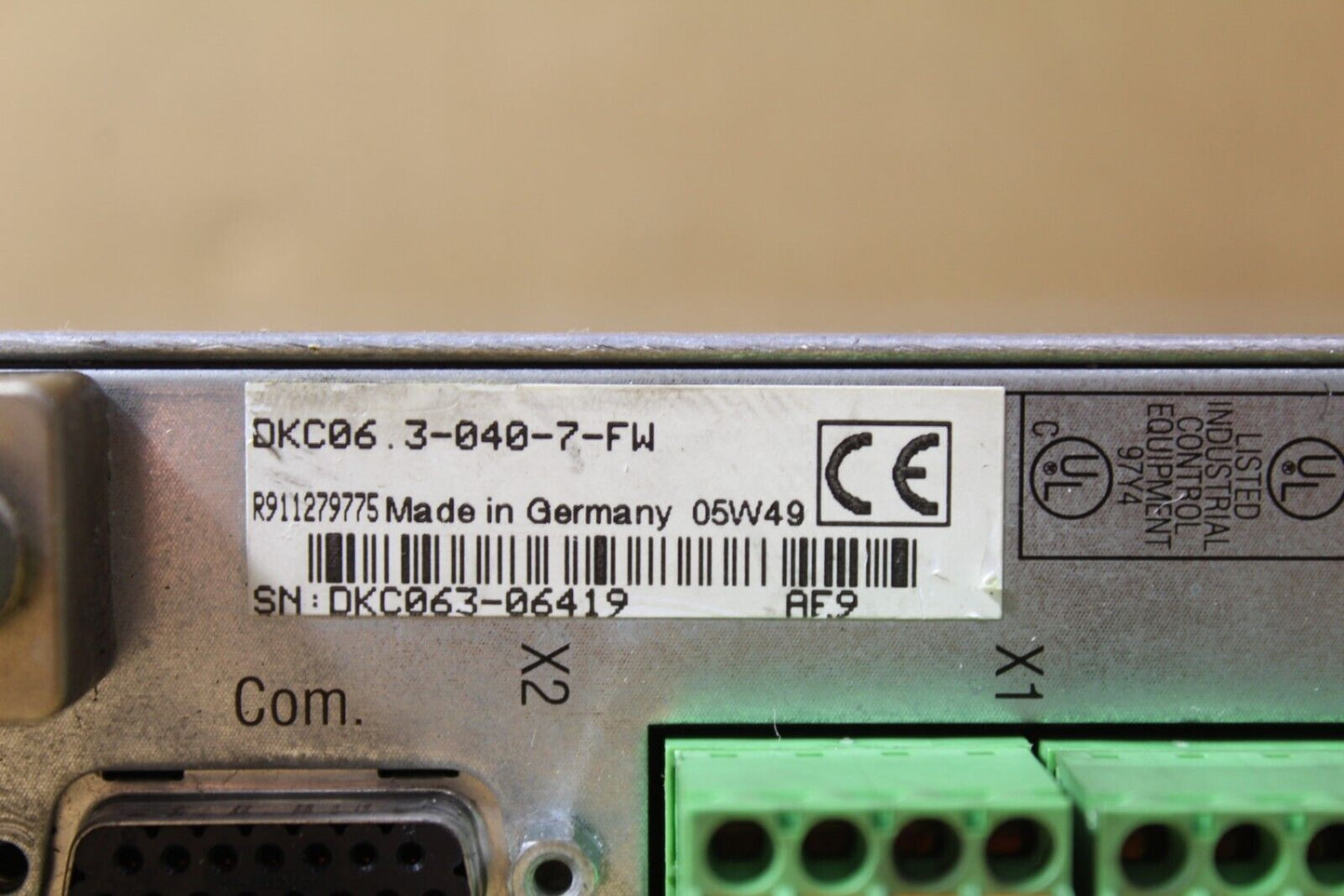 Rexroth Indramat DKC06.3-040-7-FW Servo Drive