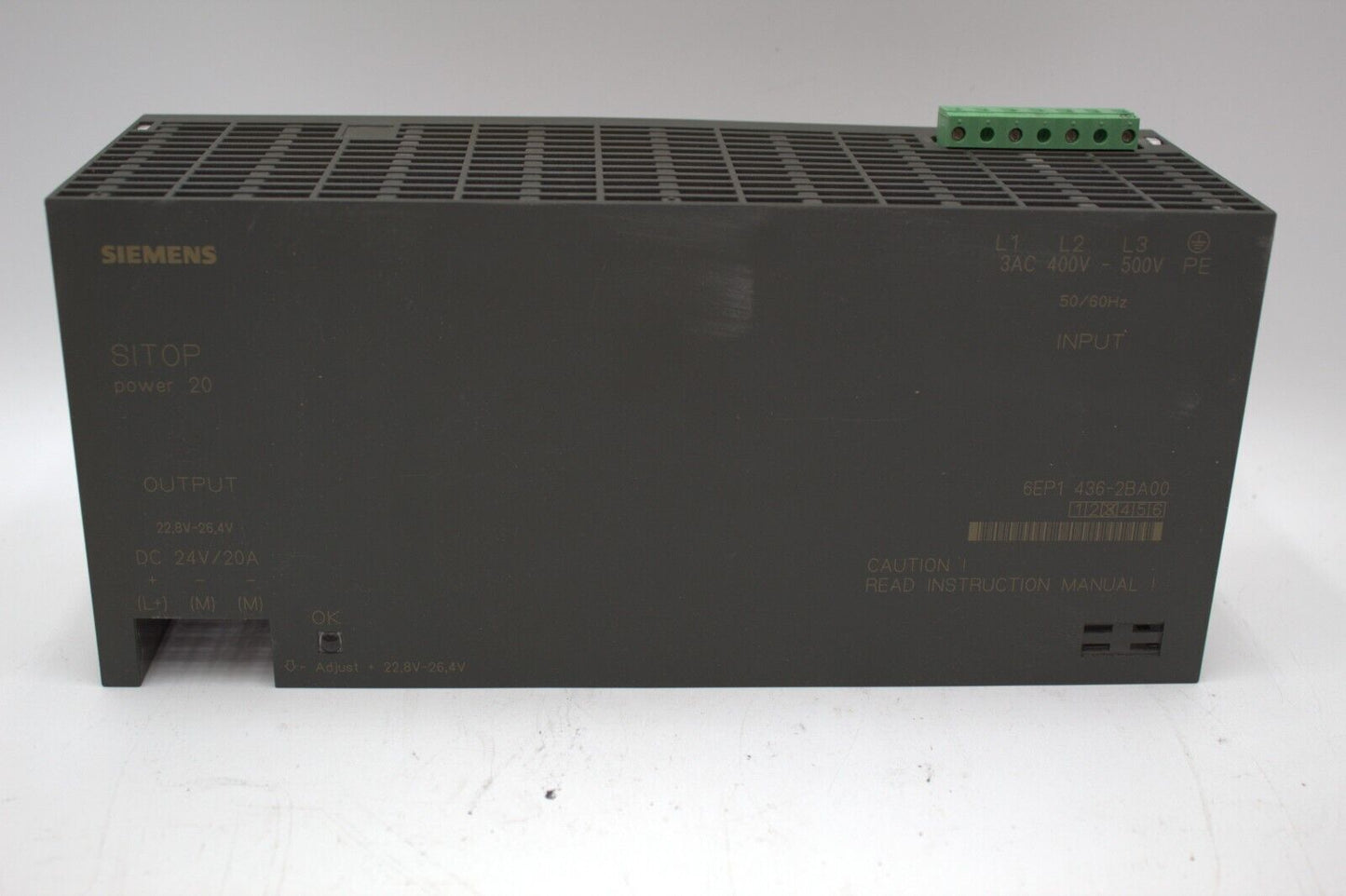 Siemens 6EP1436-2BA00 SITOP Power 20 Power Supply