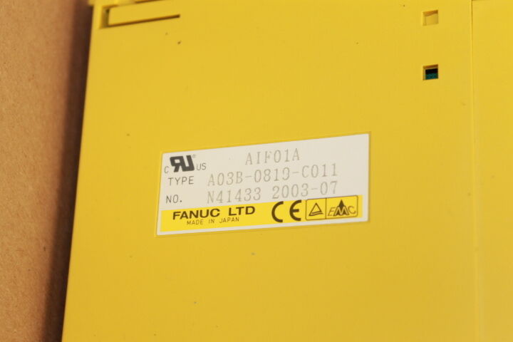 FANUC A03B-0819-C011 I/O MODULE AIF01A