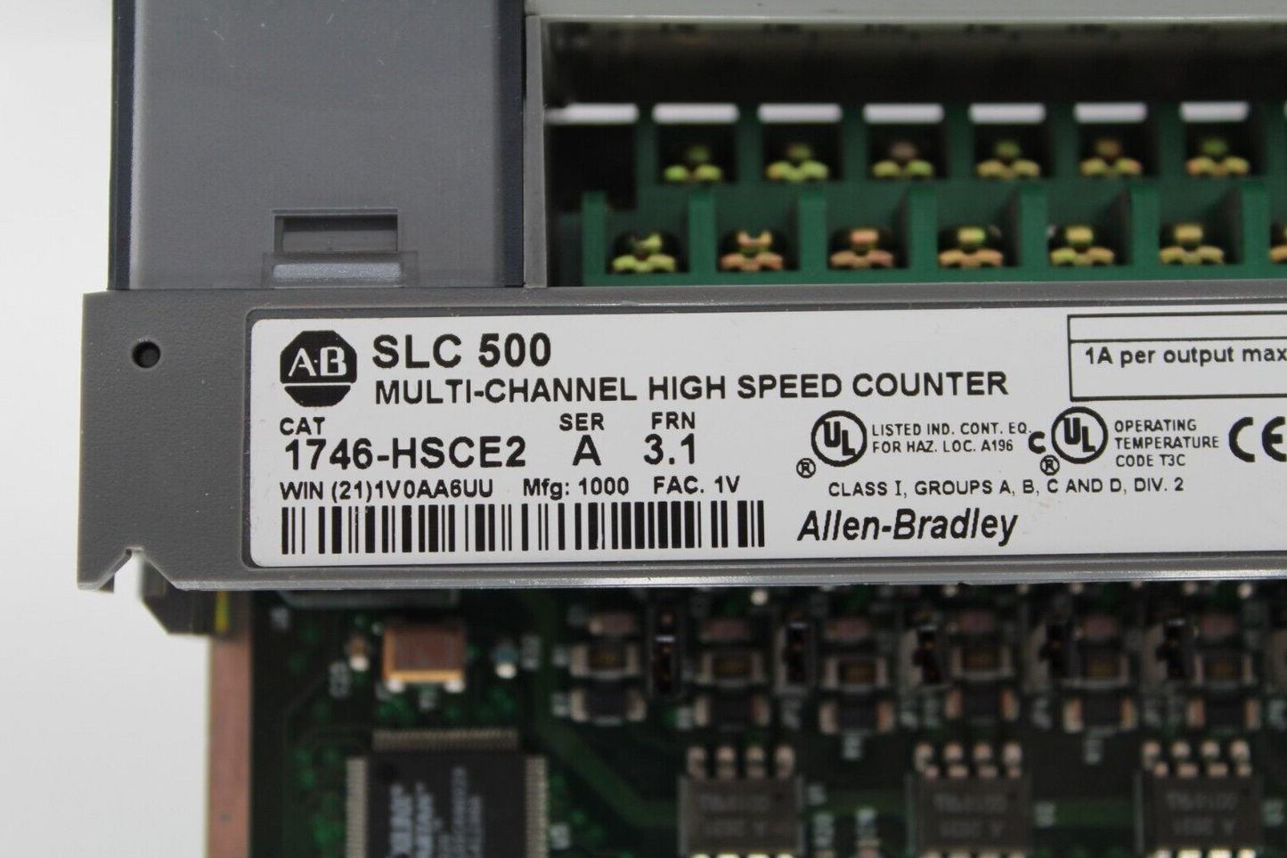 Allen-Bradley 1746-HSCE2 SLC 500 Multi-Channel High Speed Counter