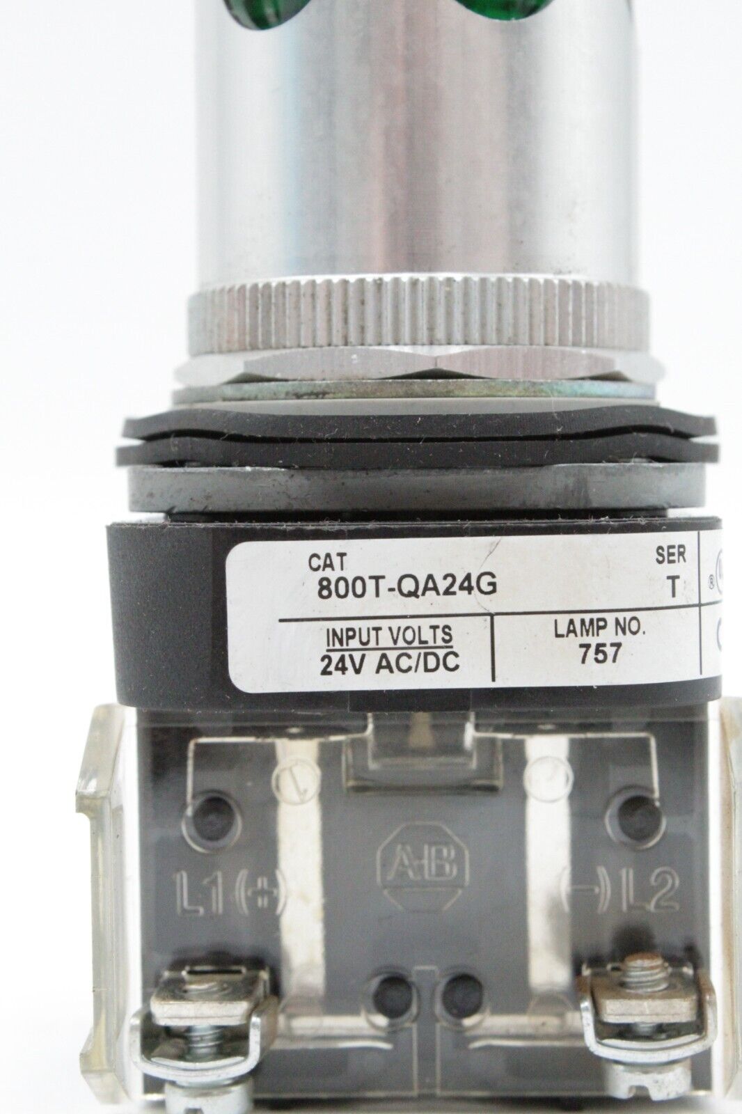 Allen-Bradley 800T-QA24G Green Illuminated Push Button