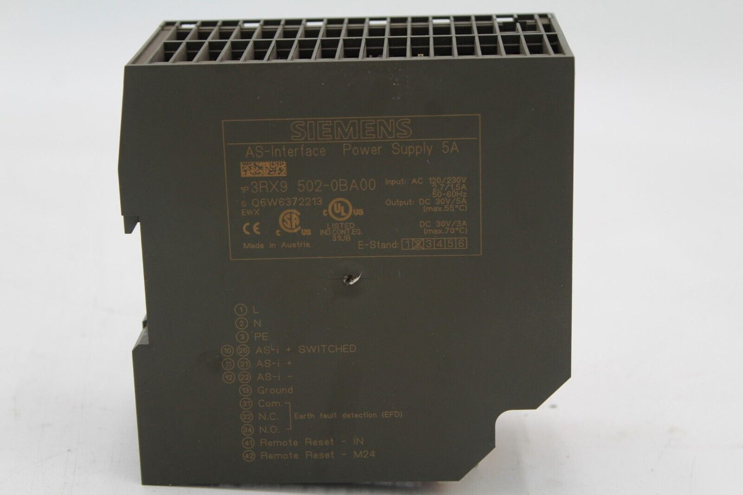 Siemens 3RX9502-0BA00 Power Supply
