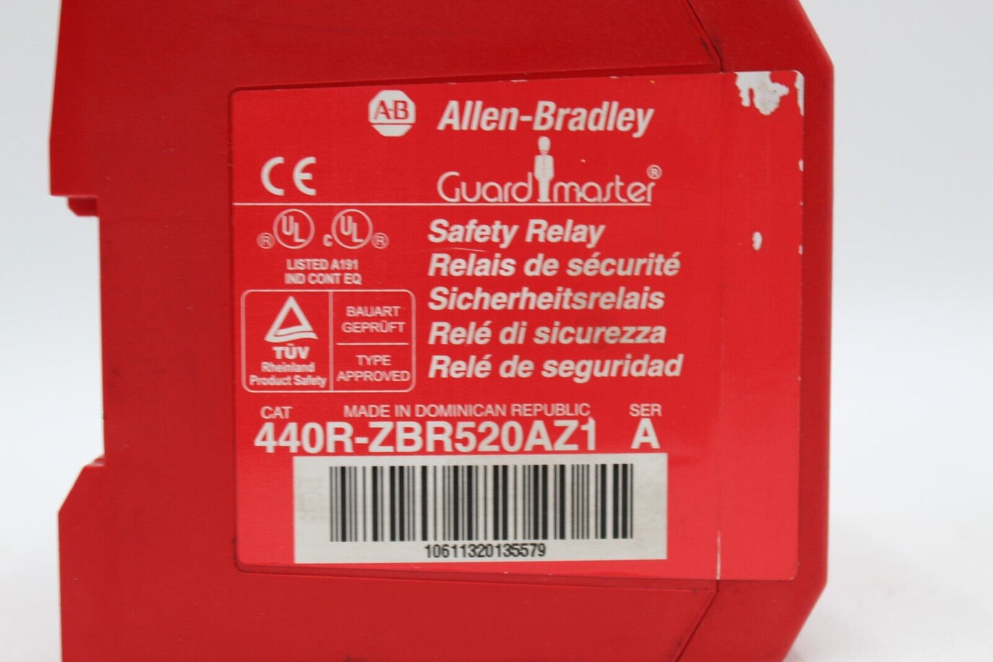 Allen-Bradley 440R-ZBR520AZ1 Guardmaster Safety Relay
