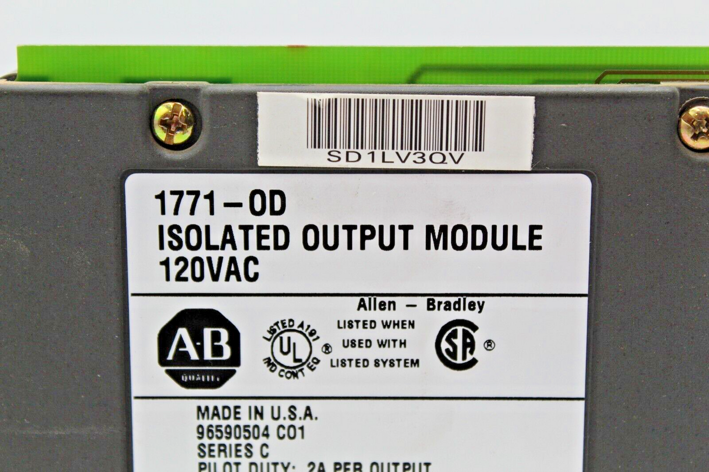 Allen-Bradley 1771-OD Isolated Output Module