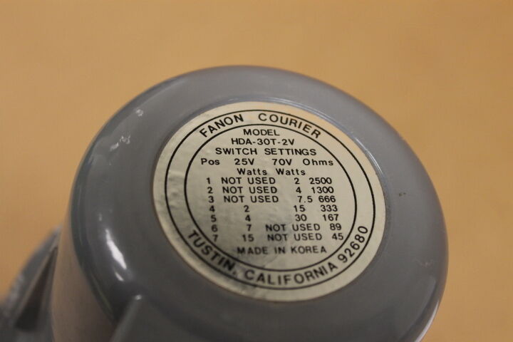 FANON COURIER HDA-30T-2V SPEAKER