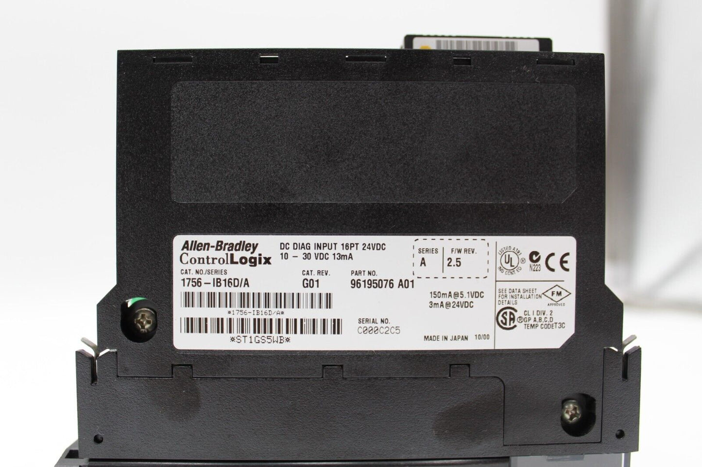 Allen-Bradley 1756-IB16D 16 Pt DC Diagnostics Input Module