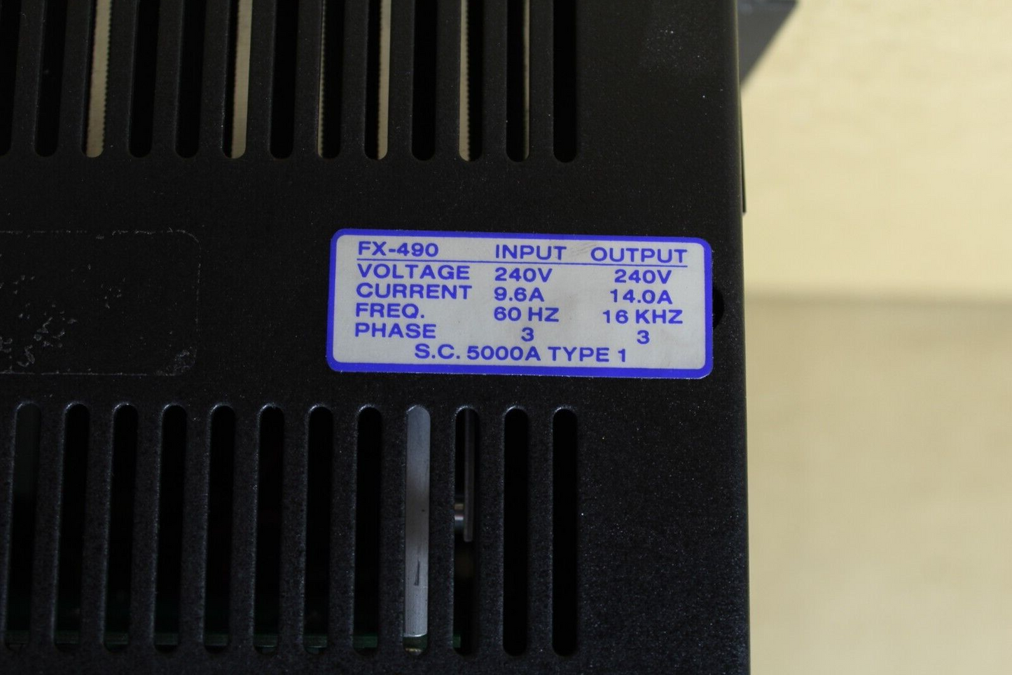 Emerson Motion Control FX-490 960120-01 Positioning Servo Drive