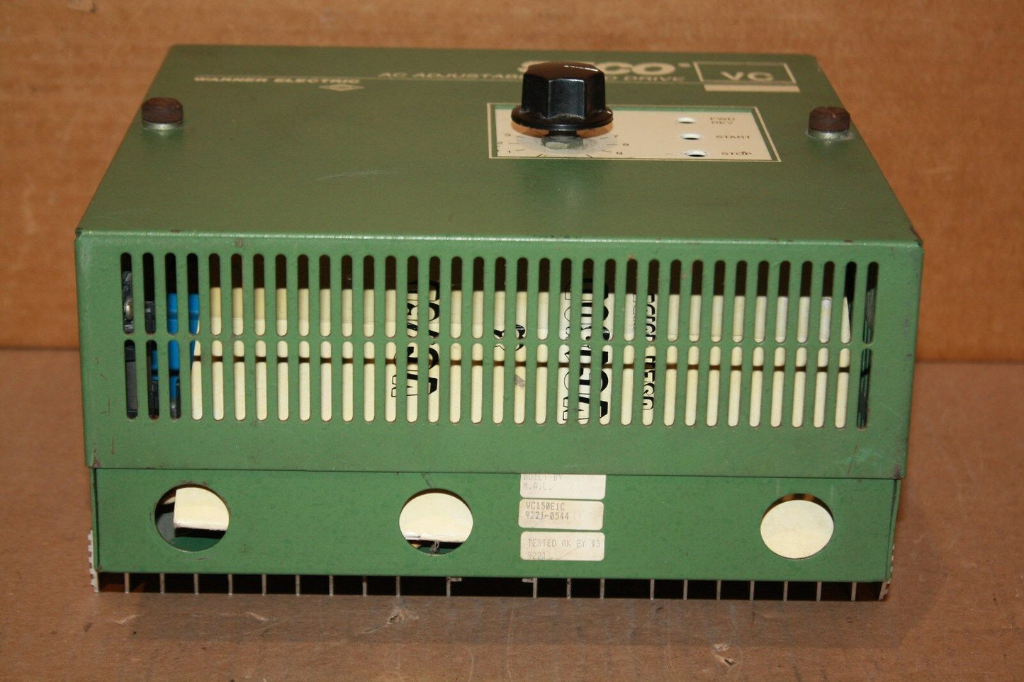 WARNER VC150E1C SECO AC ADJUSTABLE DRIVE