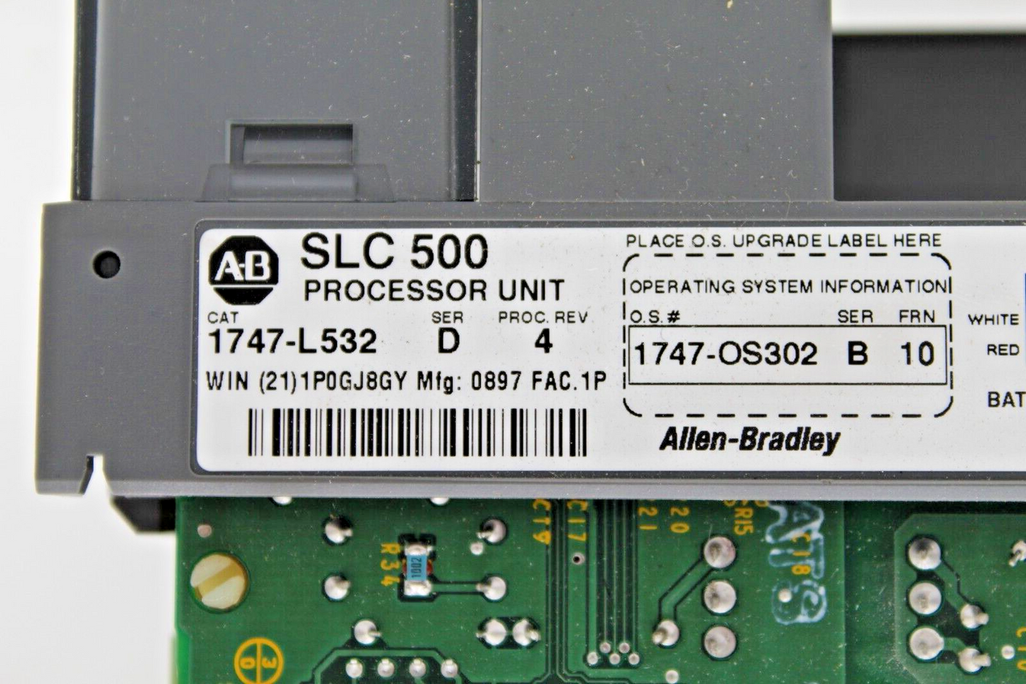 Allen-Bradley 1747-L532 SLC 500 Processor Unit (No Cover or Key)