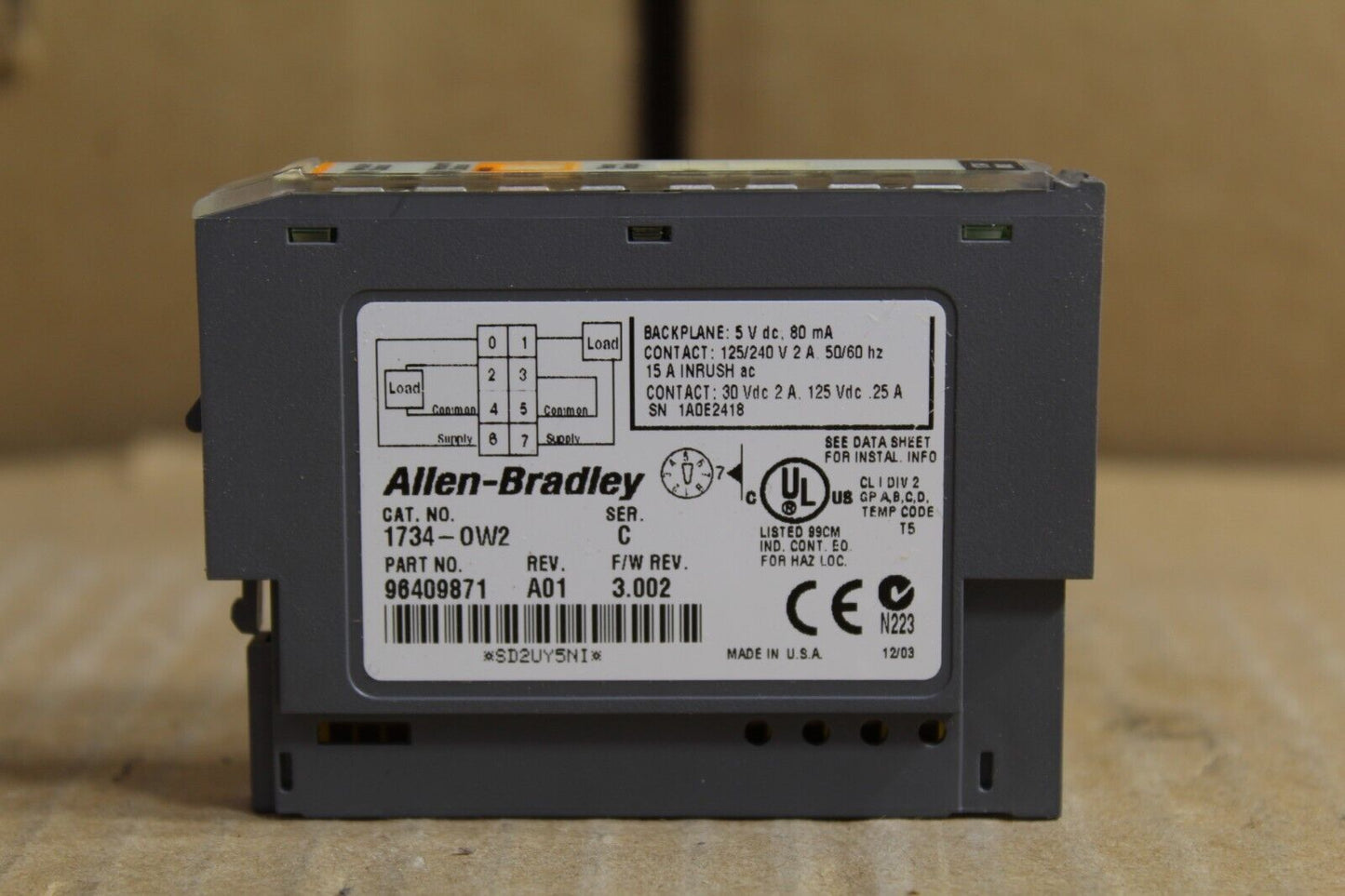 Allen-Bradley 1734-OW2 Relay Output Module