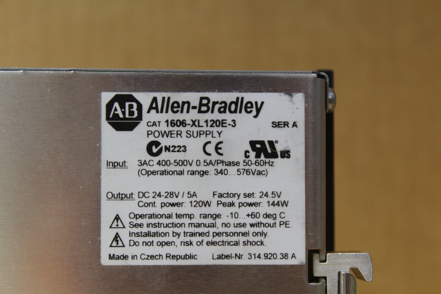 Allen-Bradley 1606-XL120E-3 Power Supply