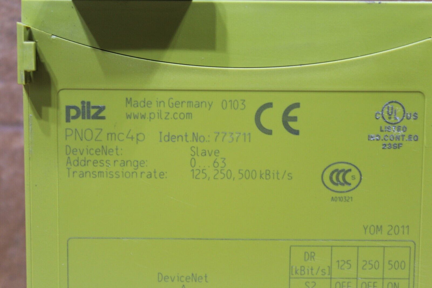 Pilz PNOZ mc4p Safety Relay