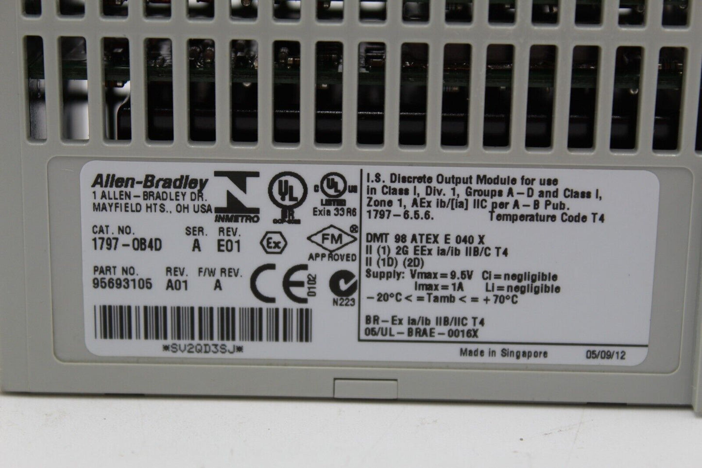 Allen Bradley 1797-OB4D Output Module