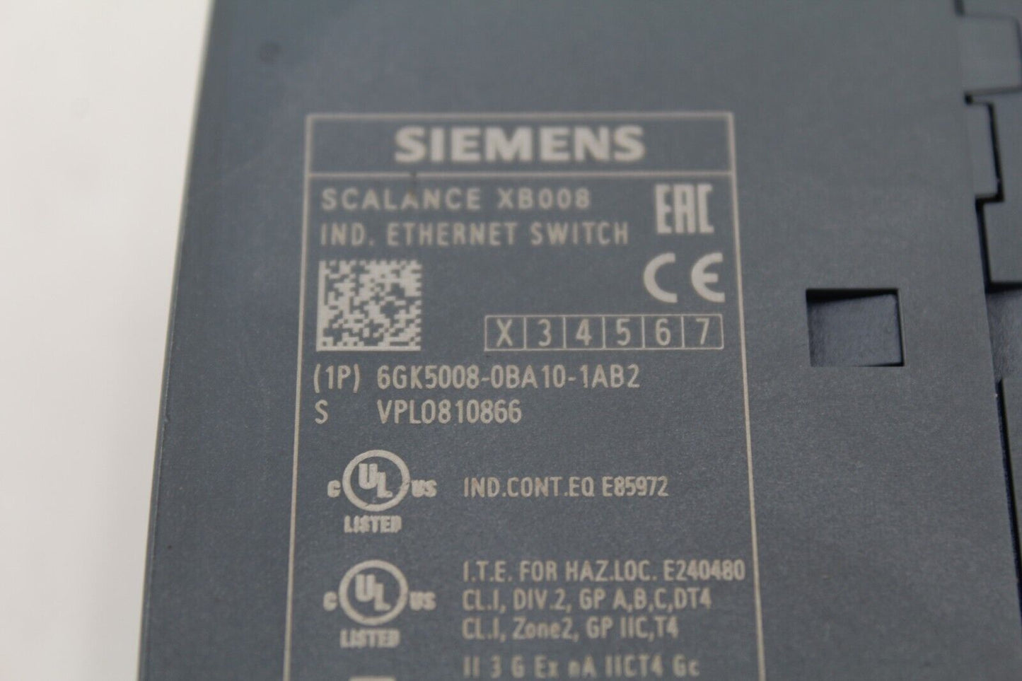 Siemens 6GK5008-0BA10-1AB2 Ethernet Port