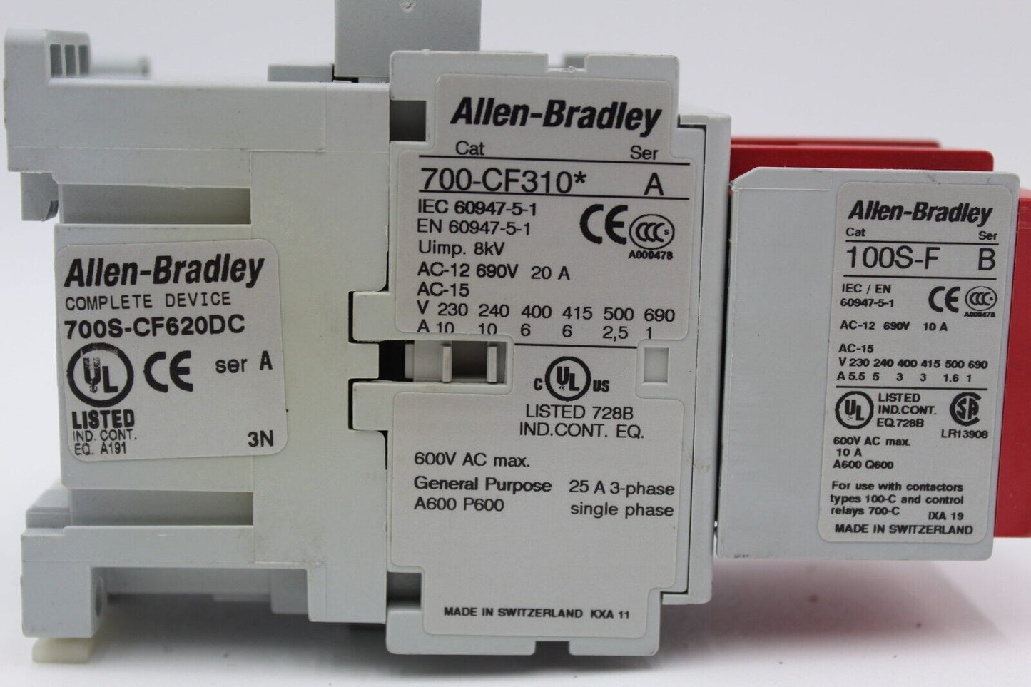 Allen-Bradley 700S-CF620DC GuardMaster Safety Contactor