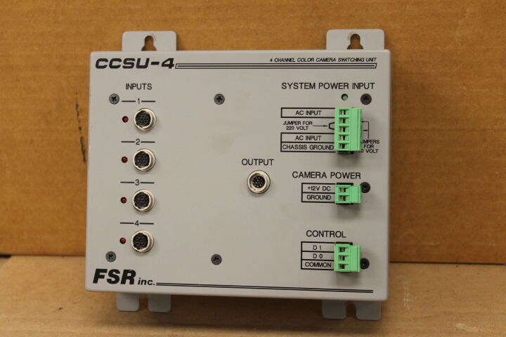 FSR CCSU-4 FOUR CHANNEL COLOR CAMERA SWITCHING UNIT