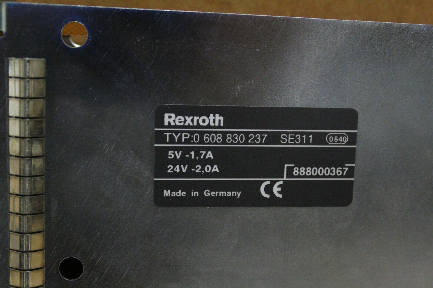 Rexroth Bosch SE311 0 608 830 237 Tightening Controller Module