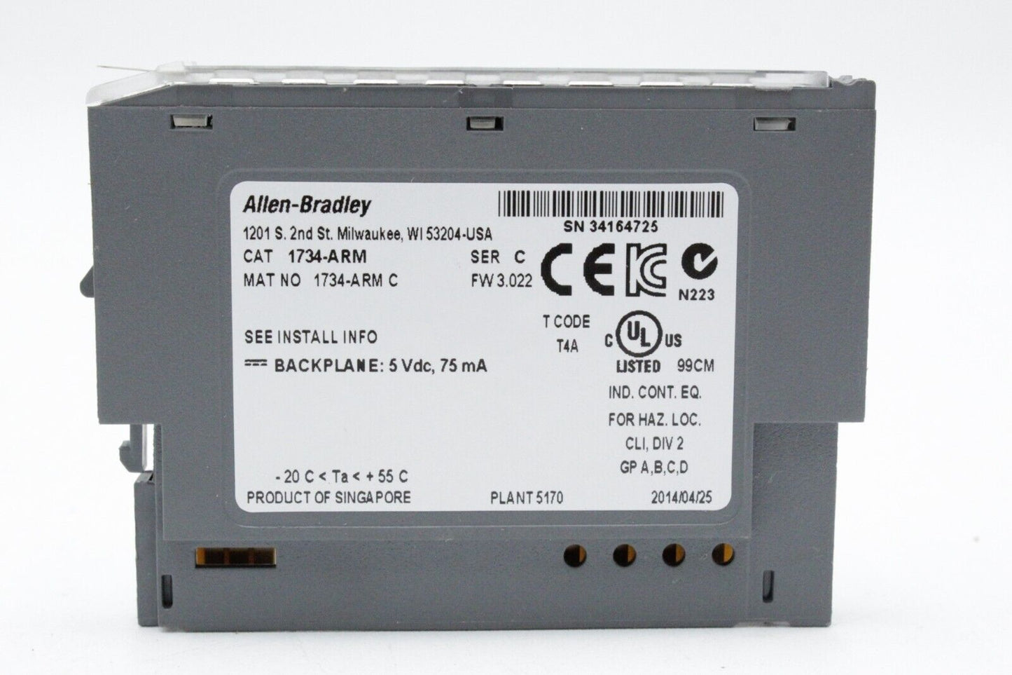 Allen-Bradley 1734-ARM Point I/O Address Reserve Module