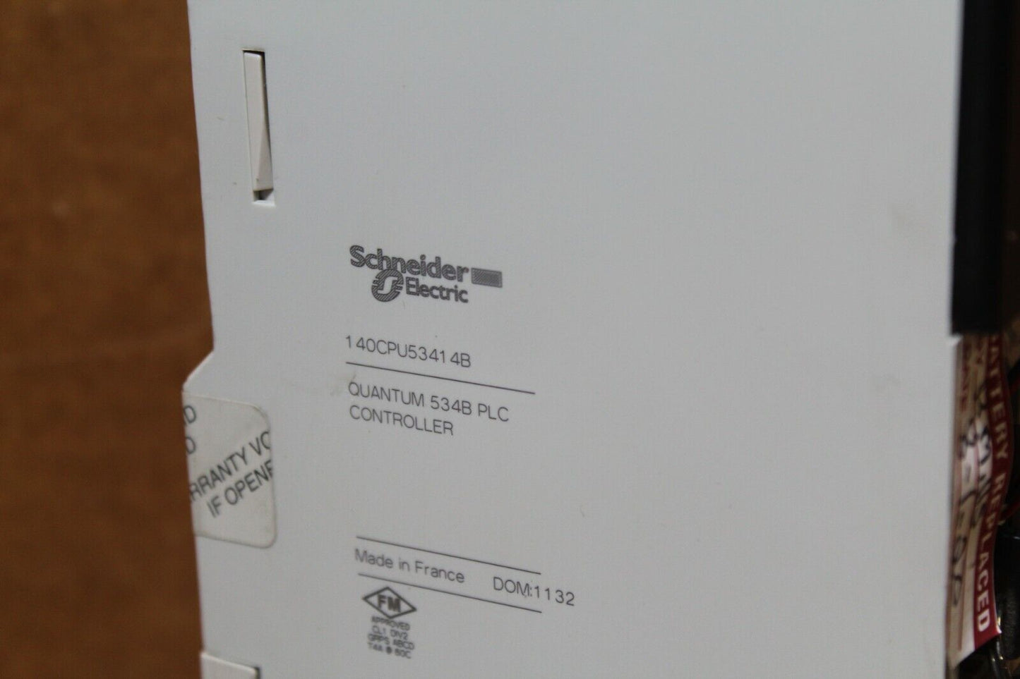 SCHNEIDER 140CPU53414B QUANTUM 534B PLC Controller 140 CPU 534 14B *Missing Door