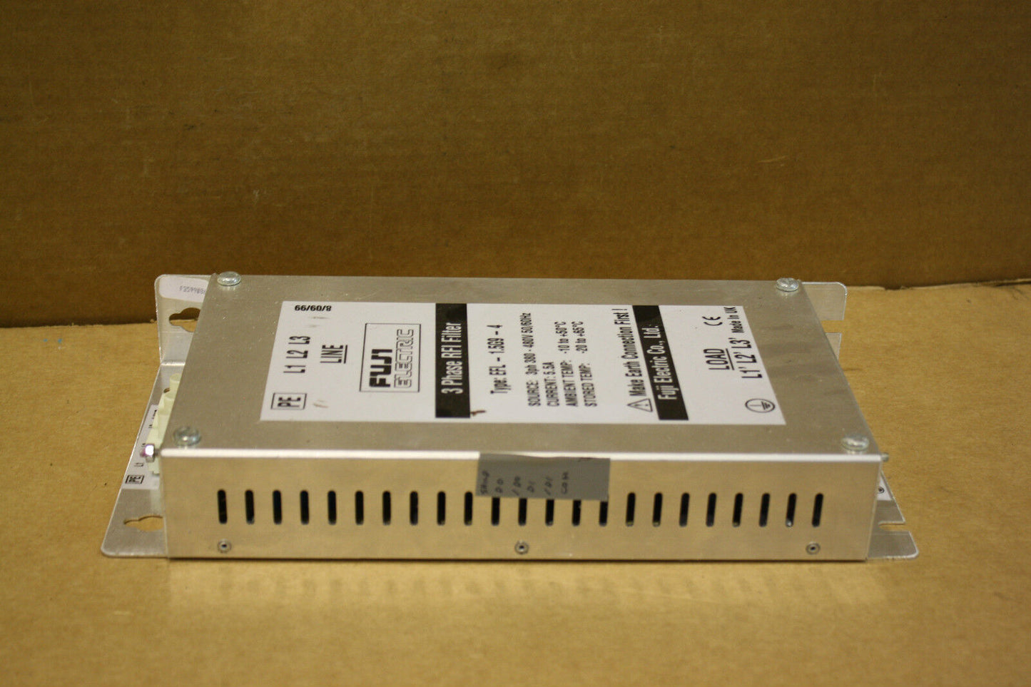 FUJI ELECTRIC EFL-1.5G9-4 THREE PHASE RFI FILTER