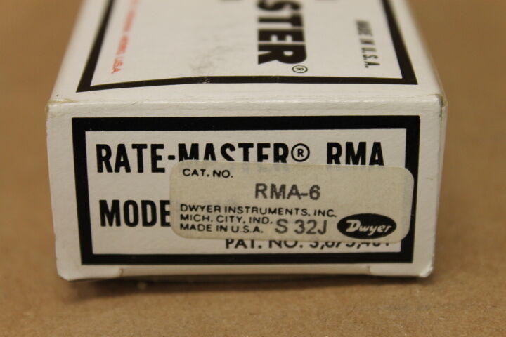 DWYER RMA-6 RATE MASTER FLOWMETER