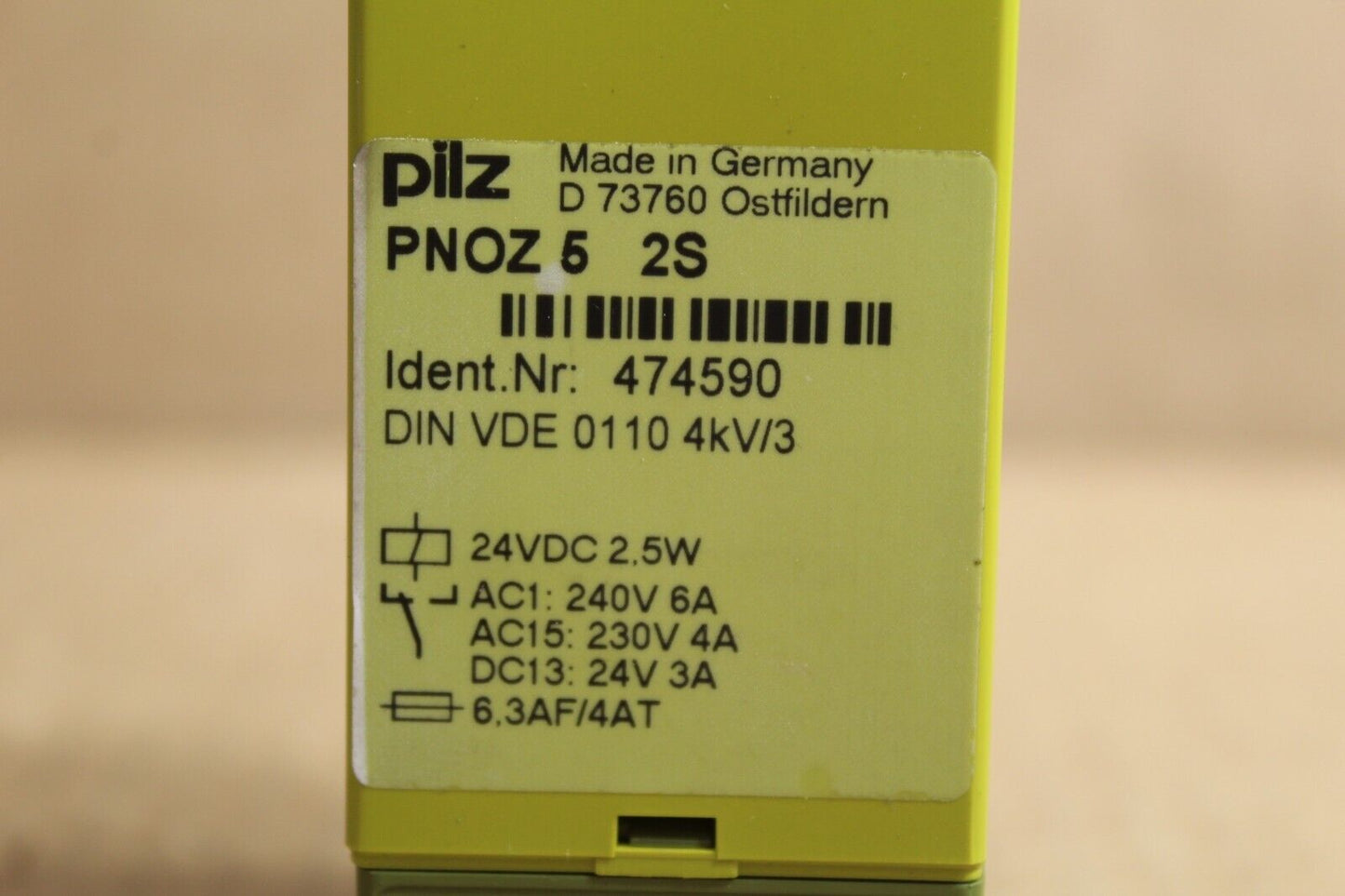 PILZ PNOZ 5 2s Safety Relay