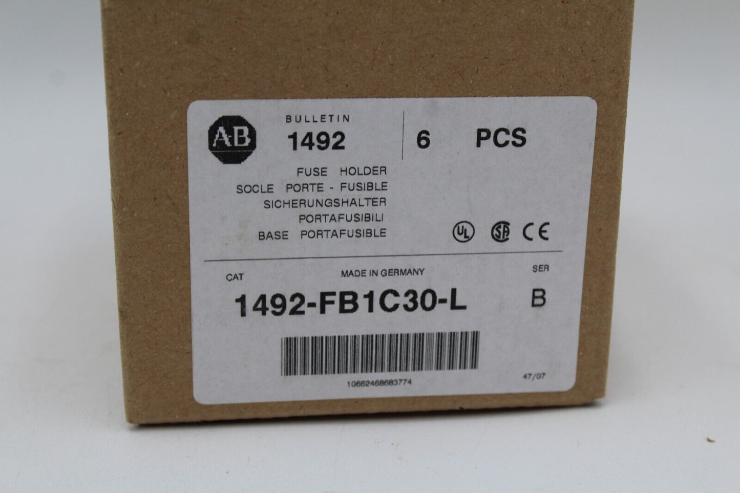 Allen-Bradley 1492-FB1C30-L Fuse Holder (1 PC)