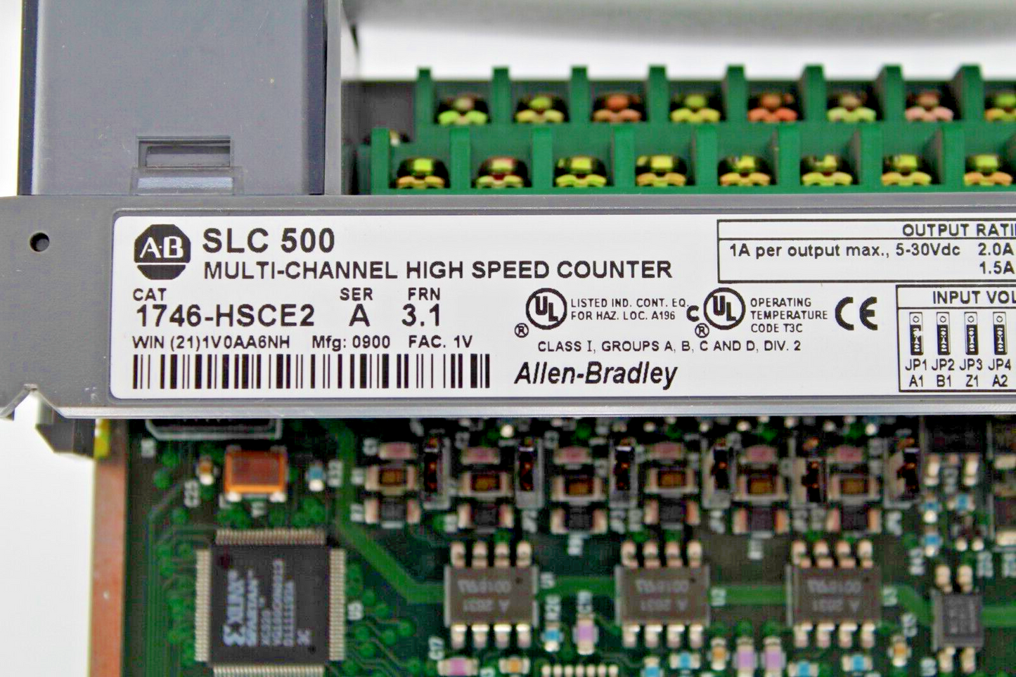 Allen-Bradley 1746-HSCE2 SLC 500 Multi-Channel High Speed Counter (No Door)