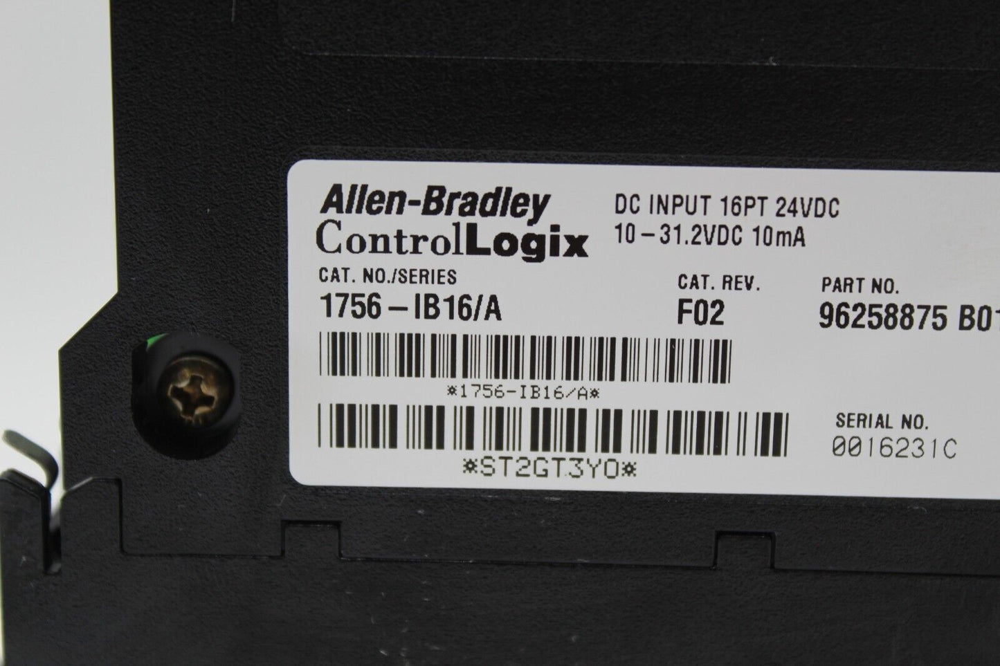 Allen-Bradley 1756-IB16/A Input Module (No Cover)