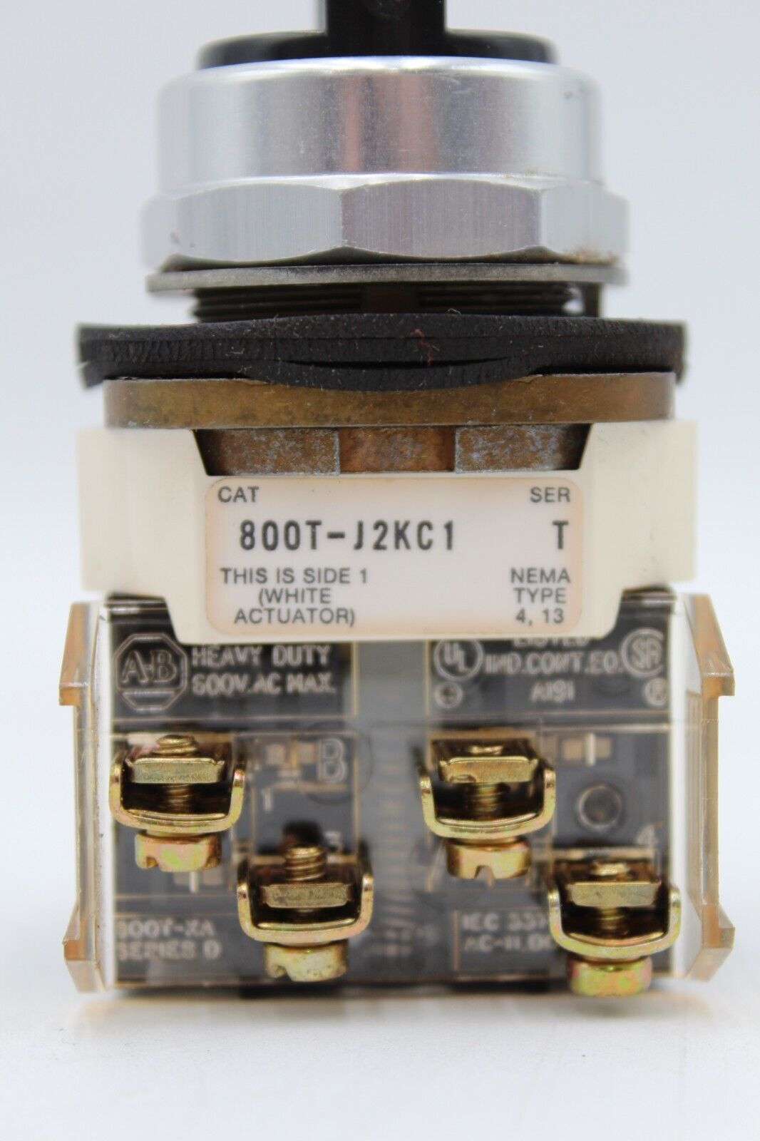 Allen-Bradley 800T-J2KC1 Selector Switch