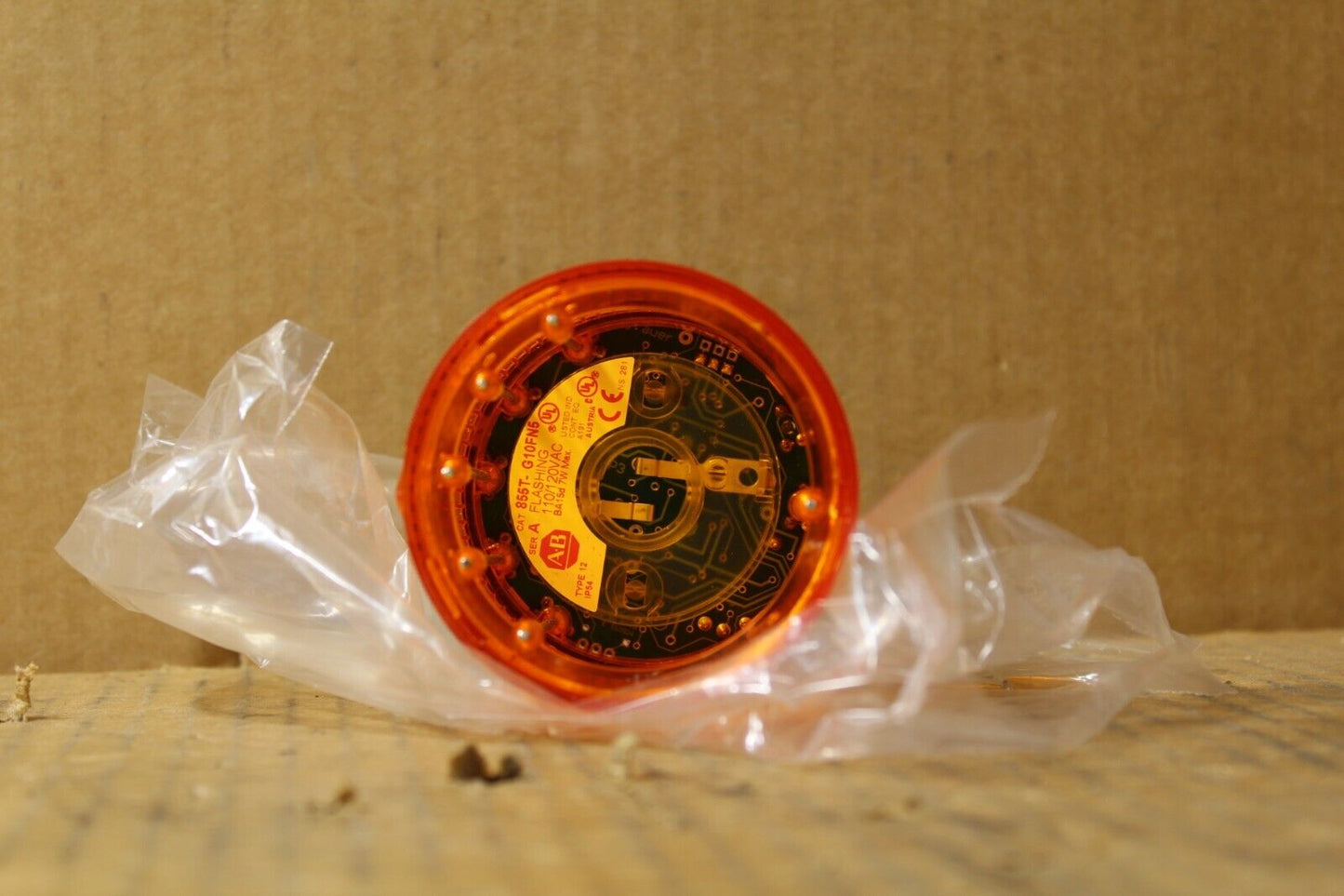 Allen-Bradley 855T-G10FN5 Orange Indicator Light