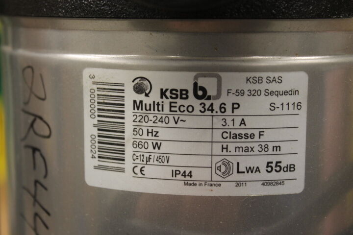 KSB MULTI ECO 34.6P WATER SUPPLY SYSTEM