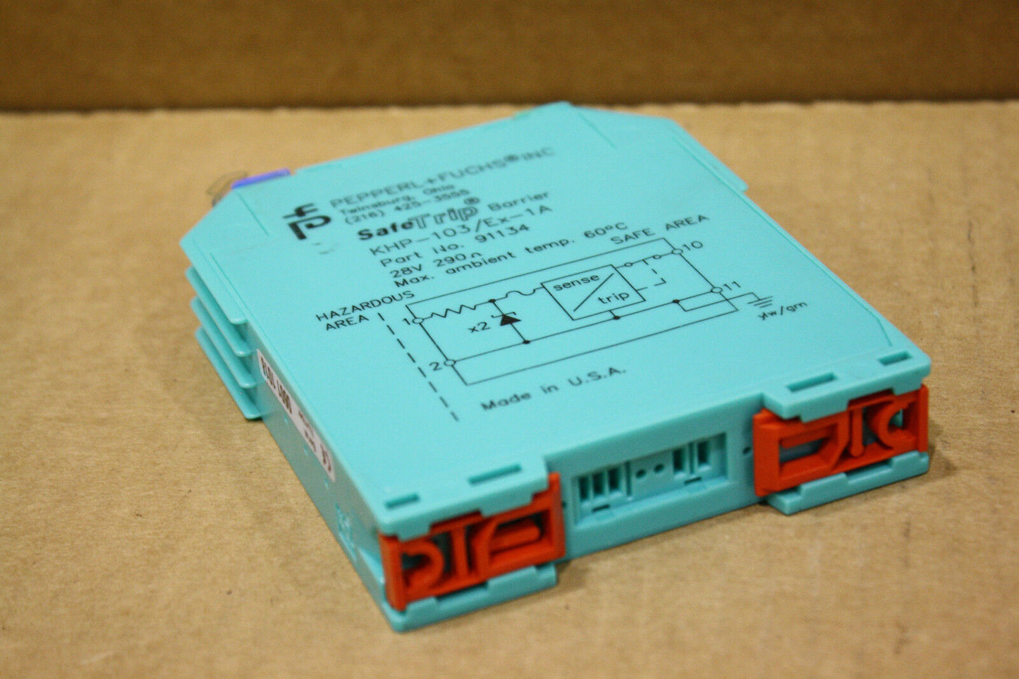 PEPPERL + FUCHS KHP-103/EX-1A SAFE TRIP 1 CHANNEL BARRIER