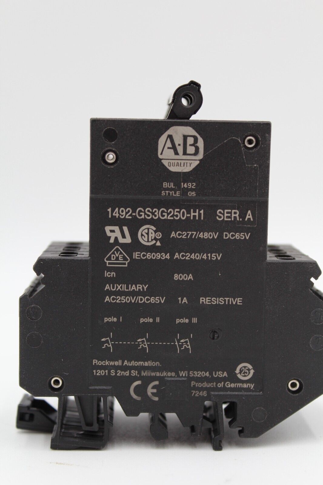 Allen-Bradley 1492-GS3G250-H1 Circuit Breaker
