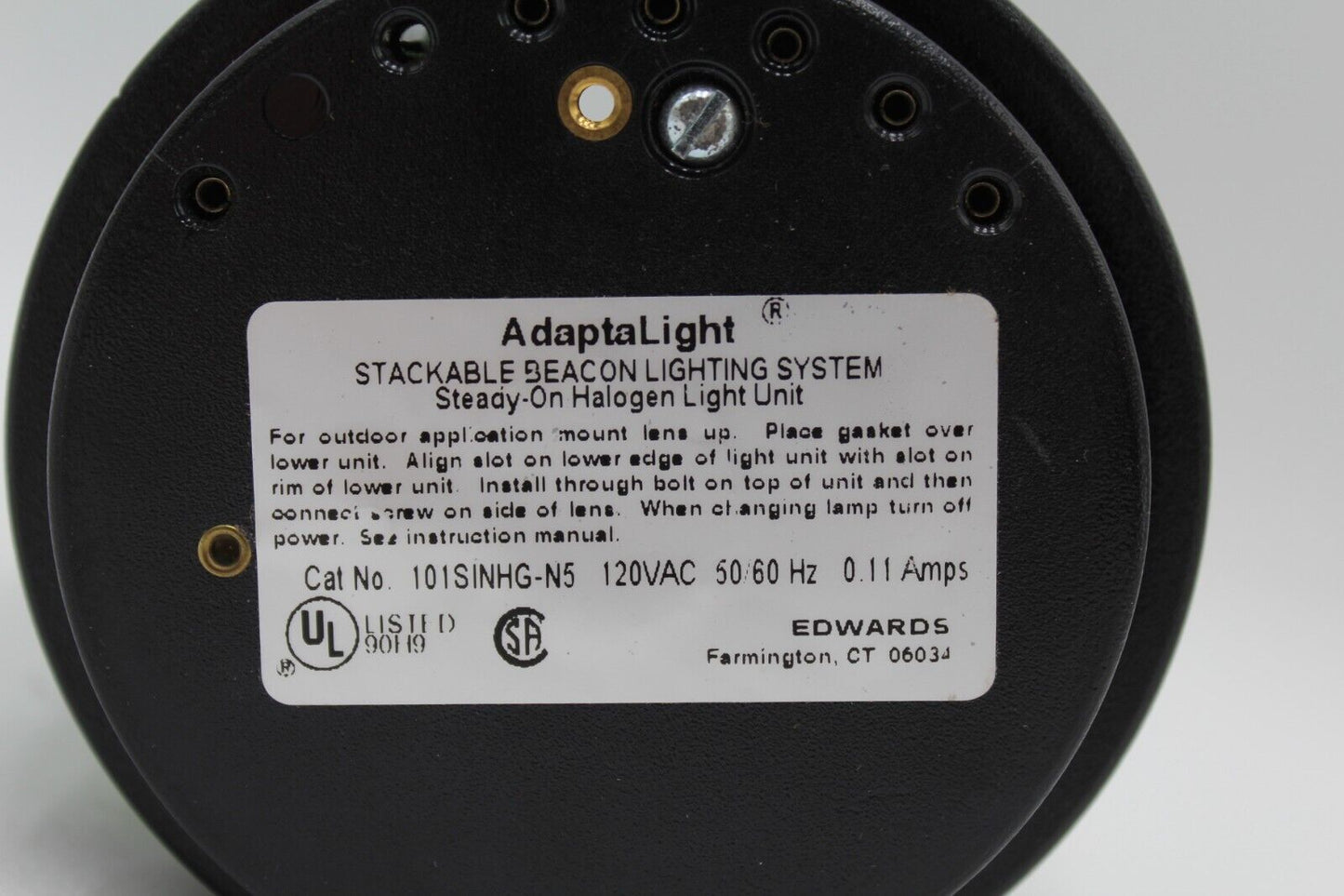 AdaptaLight 101SINHG-N5 Green Halogen Stack Light