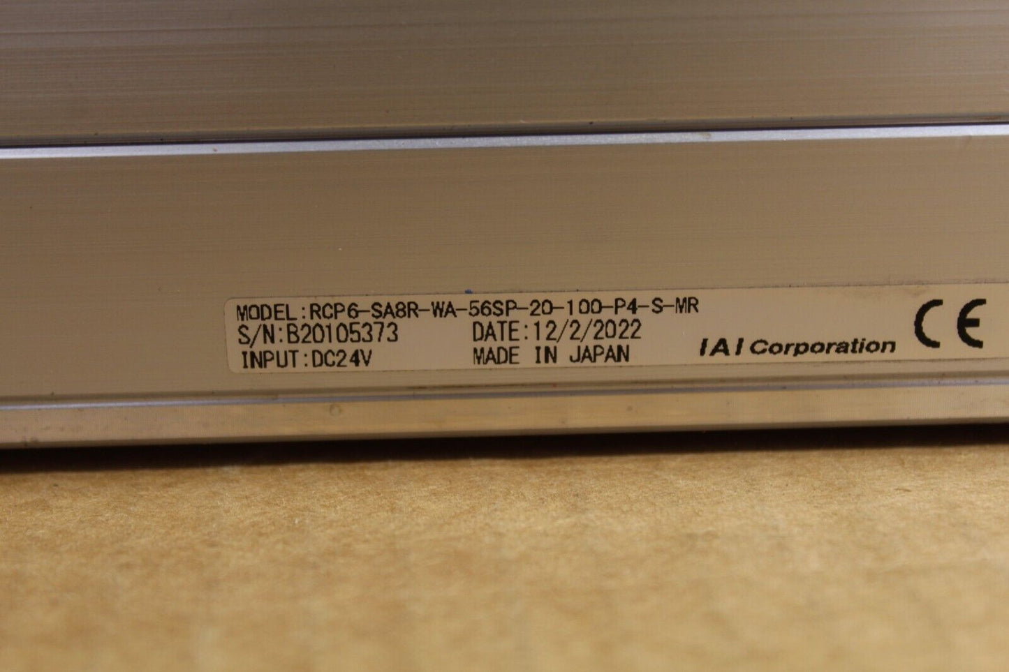 IAI Corporation RCP6-SA8R-WA-56SP-20-100-P4-S-MR Robo Cylinder Linear Actuator