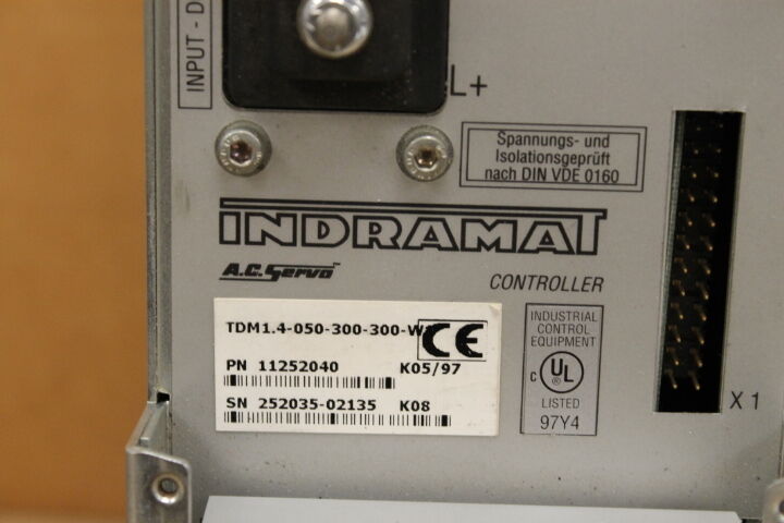 INDRAMAT TDM1.4-050-300-300-W1 CONTROLLER