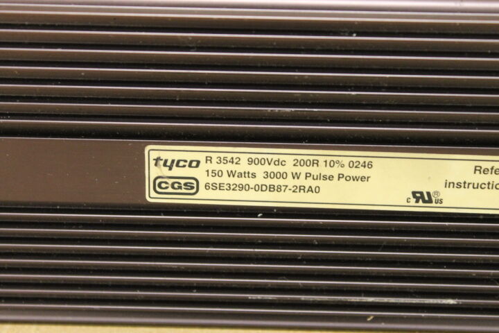 CGS 6SE3290-0DB87-2RA0 BRAKING RESISTOR